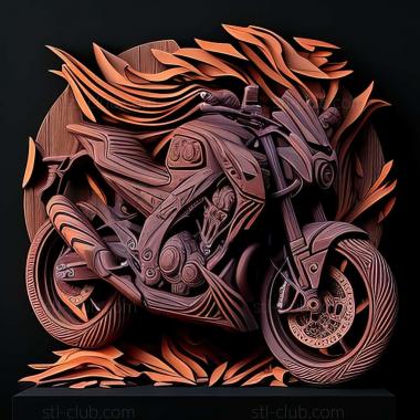 3D мадэль Honda CB500F (STL)